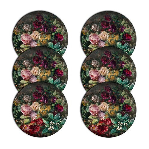 Table mats set - table, round