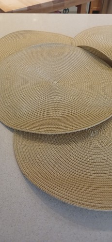 6pcs woven table mats large - 6pcs,