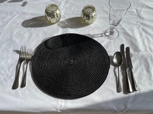 Woven table place mats large - woven,