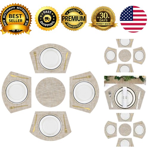 Wedge shape placemats set 5 - placemats,