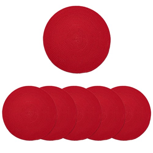 Round placemats cotton - round, 35