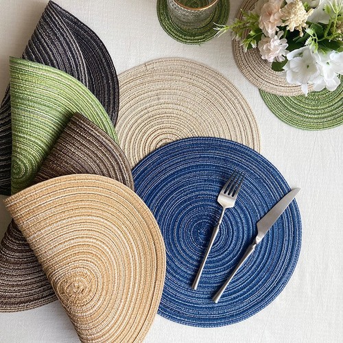 Woven table place mat - table,