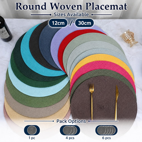 Woven table place mats - woven,