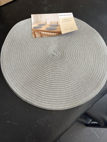 Round woven table place - round,