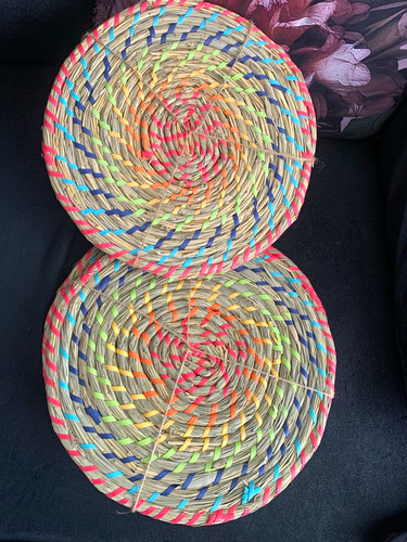 Set placemats round - set,