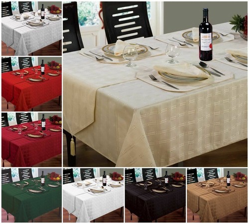 Jacquard table cloth tableware - table,