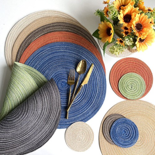 Set round woven - woven, braided