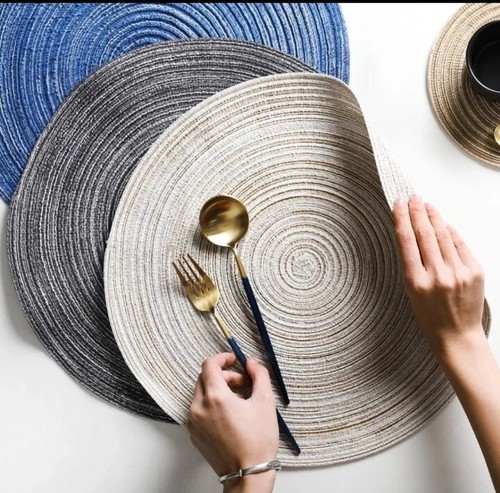6pcs table place large round - large,